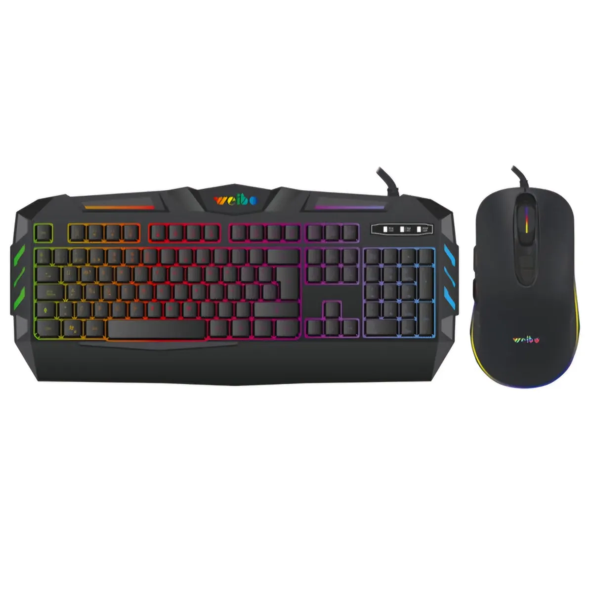 Weibo WB520 RGB Gaming Keyboard & Mouse Set