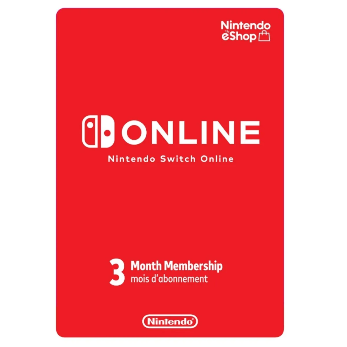 USA Nintendo Switch Online 3-Month Membership