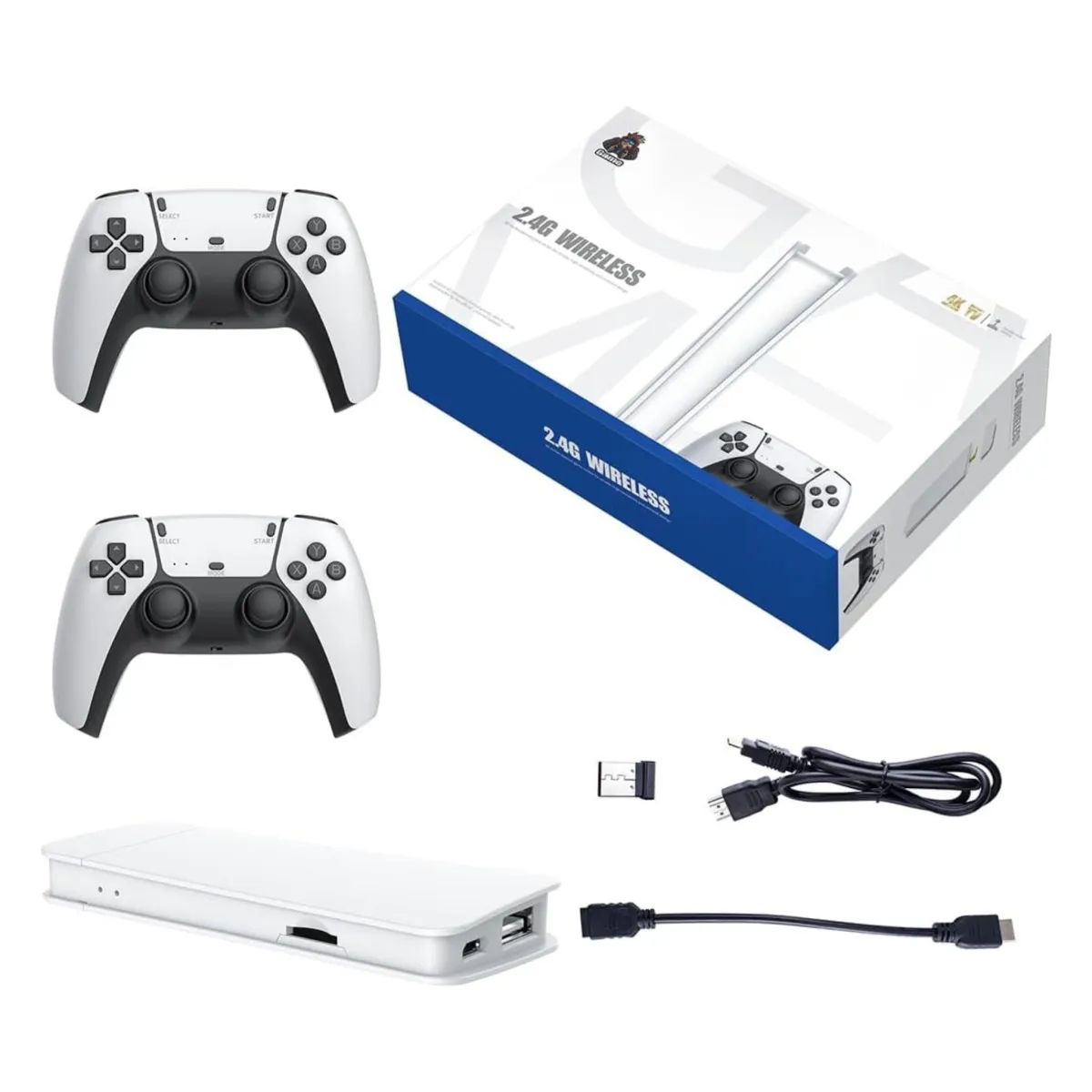 M15 Retro Game Stick, 4K HDMI Output & Wireless Controller Plug and Play Video Game Console with 19000+ Games, Arcade Game Console