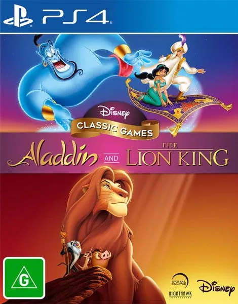 Disney Classic Games: Aladdin and The Lion King  - Playstation 4