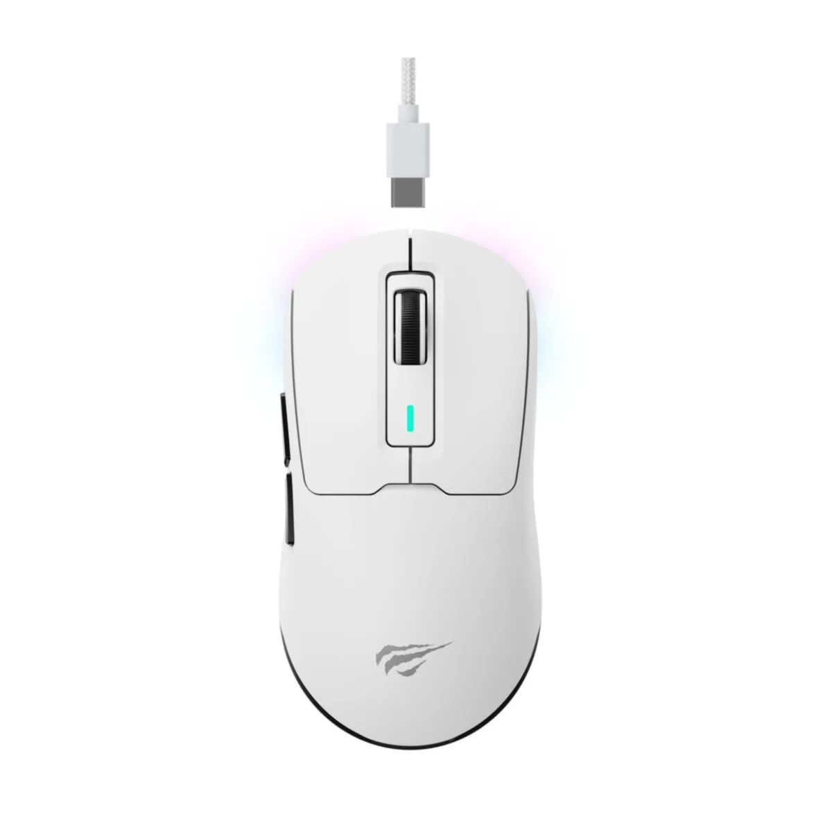 Havit GameNote MS969SE Wireless Gaming Mouse - Triple Mode Wireless 2.4G/Bluetooth/Wired - White