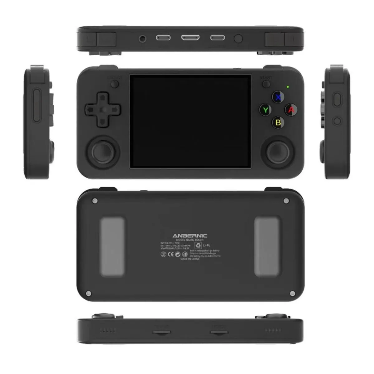 ANBERNIC RG35XX H Linux Retro Handheld Game Console with a 64G Card Pre-Loaded 5570 Games, IPS Screen Supports 5G WiFi Bluetooth HDMI and TV Output