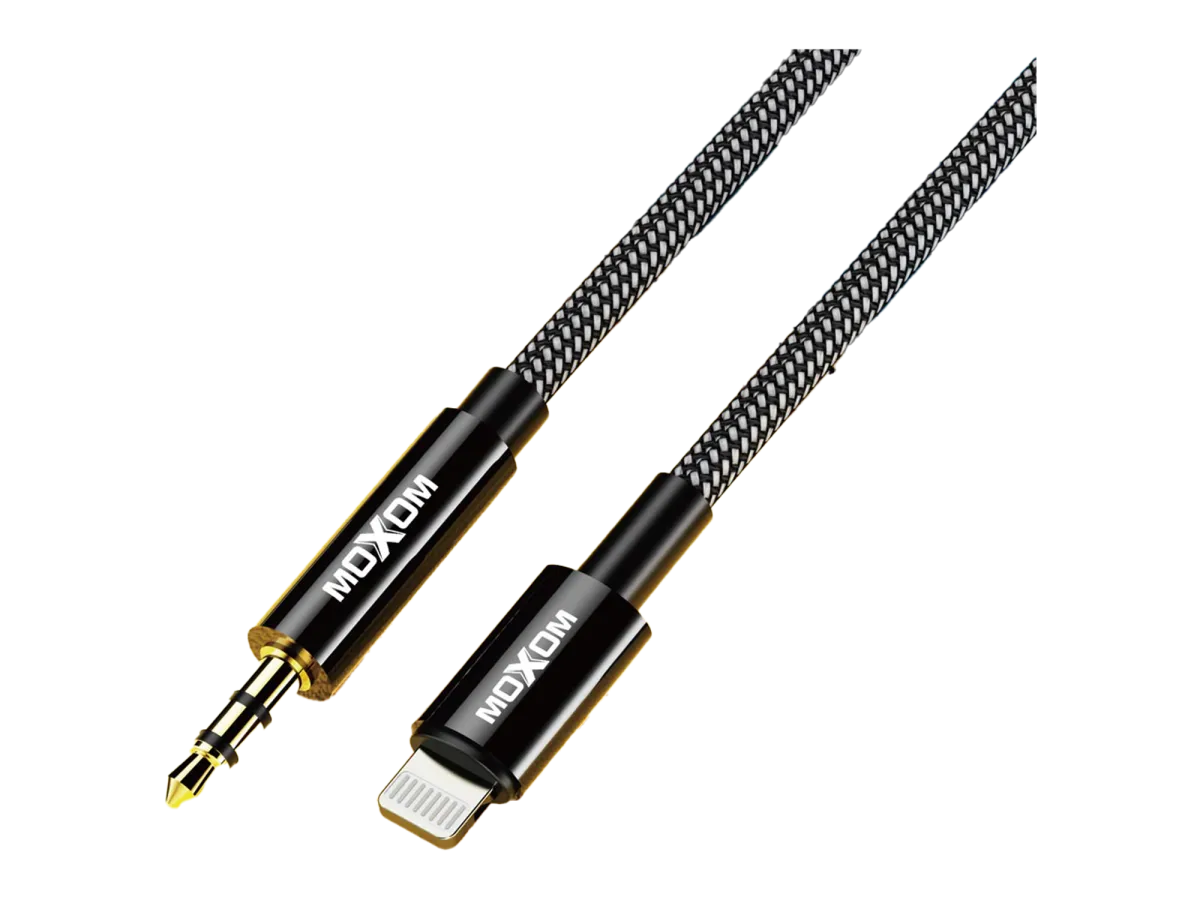 MOXOM Audio Cable Lightning to 3.5mm Jack Adapter
