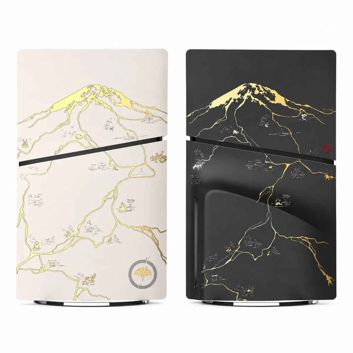 PS5 Slim Disc Edition Faceplate -  Ghost of Yotei Edition