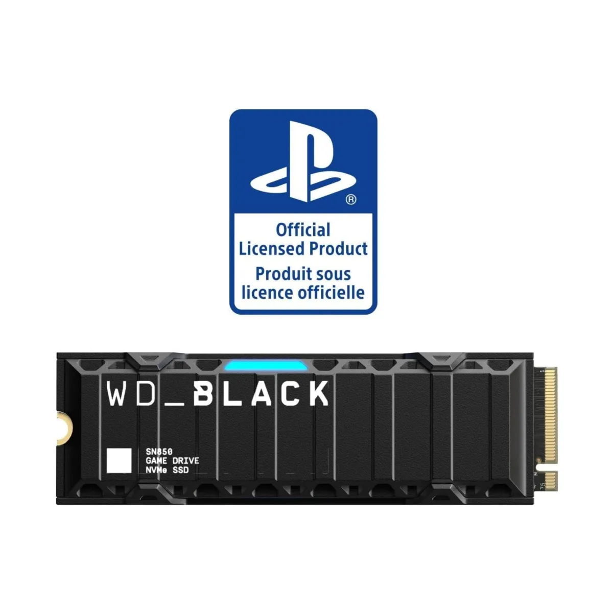 WD_BLACK SN850 NVMe SSD for PS5 Consoles Solid State Drive with Heatsink