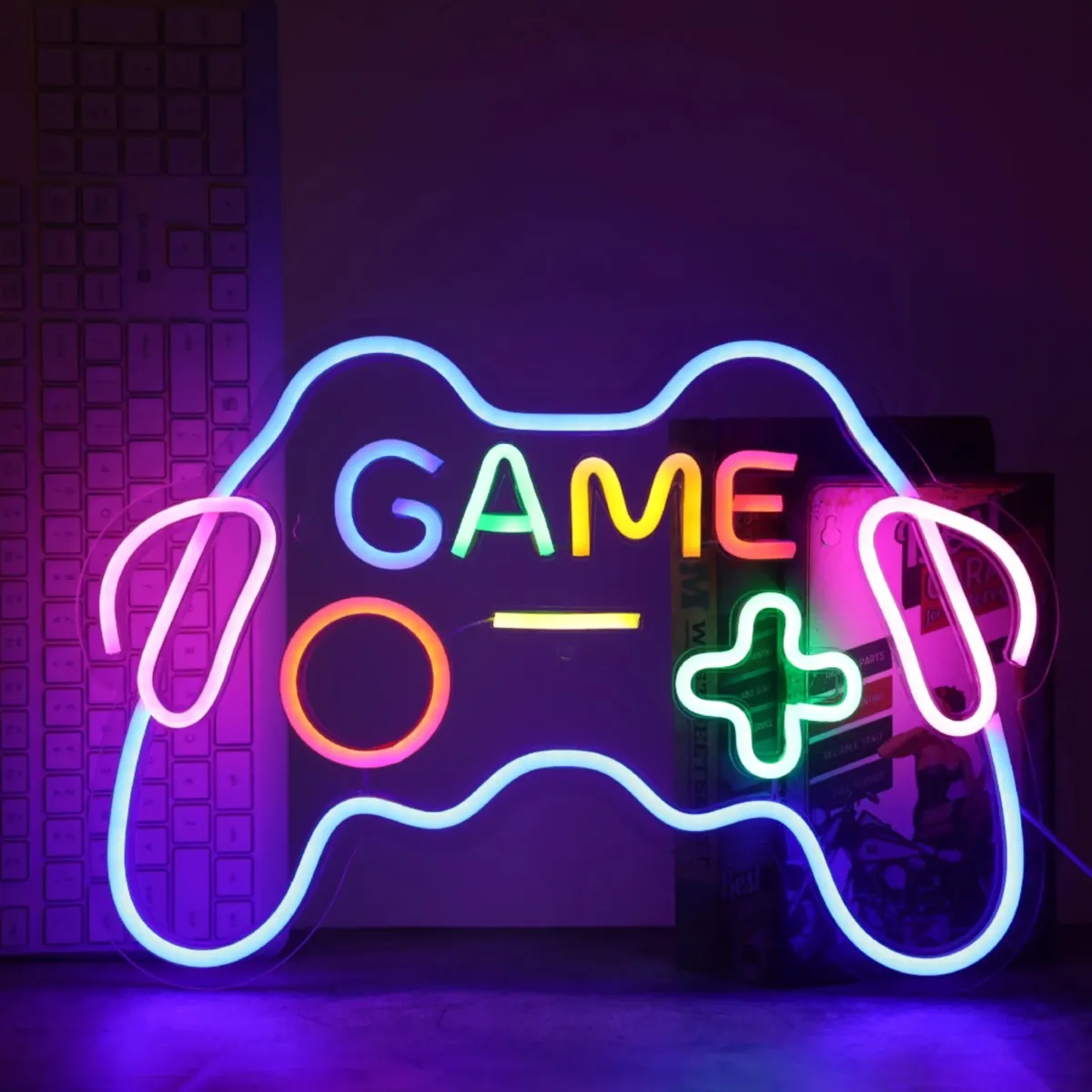 LED Light Neon Sign For Wall Decor 42×28 cm - Game Controller