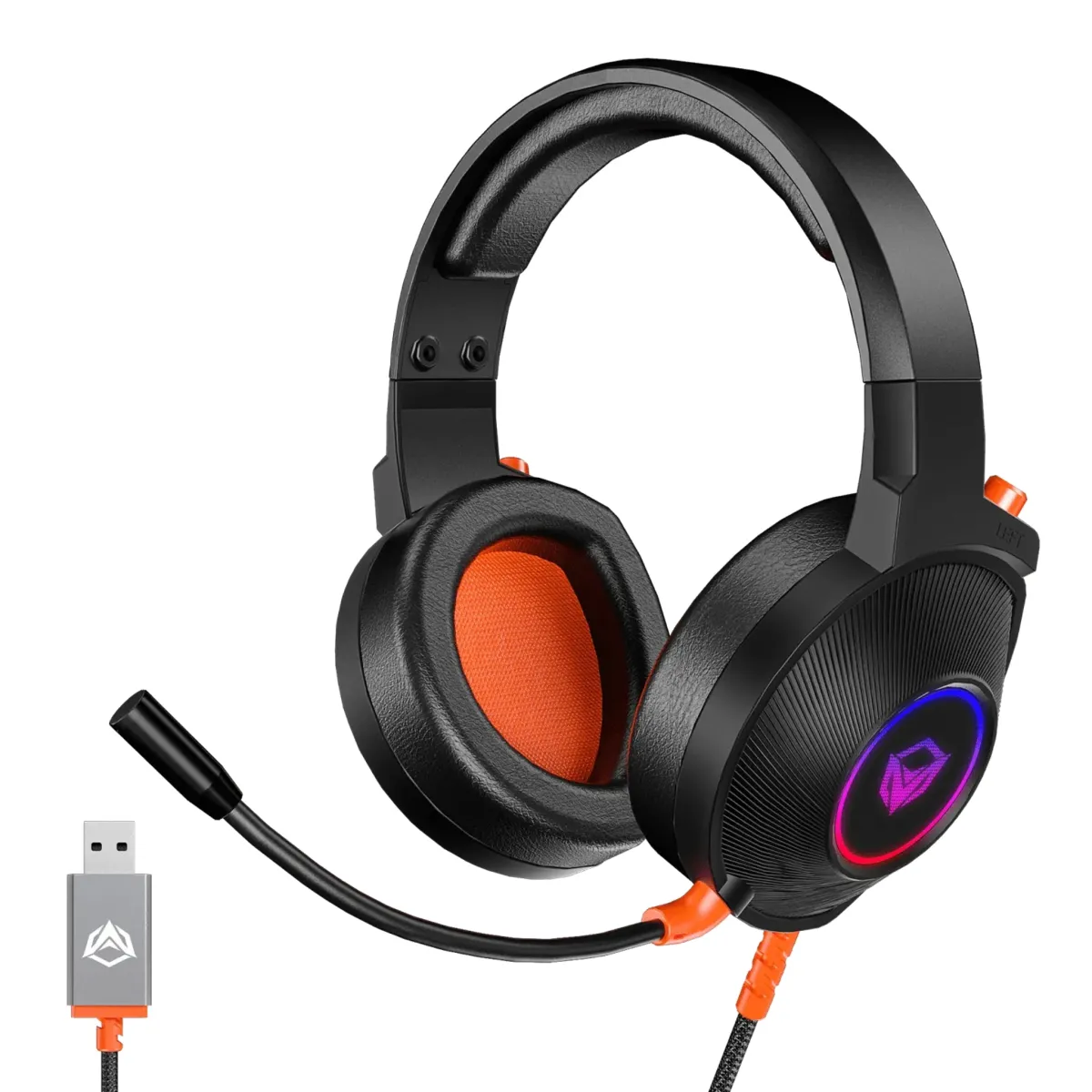 Meetion HP012 Virtual 7.1 Surround Sound USB Gaming Headset