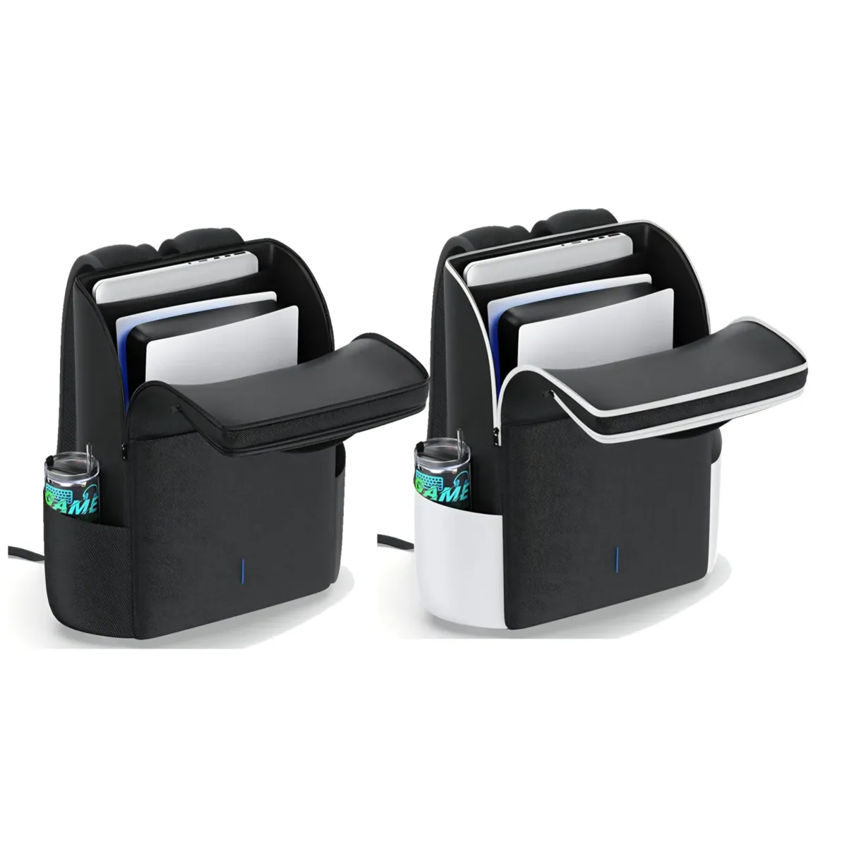 Backpack,Travel Bag with Full Protection & Large Capacity Storag For All PS5 Models Fat, Slim & Pto