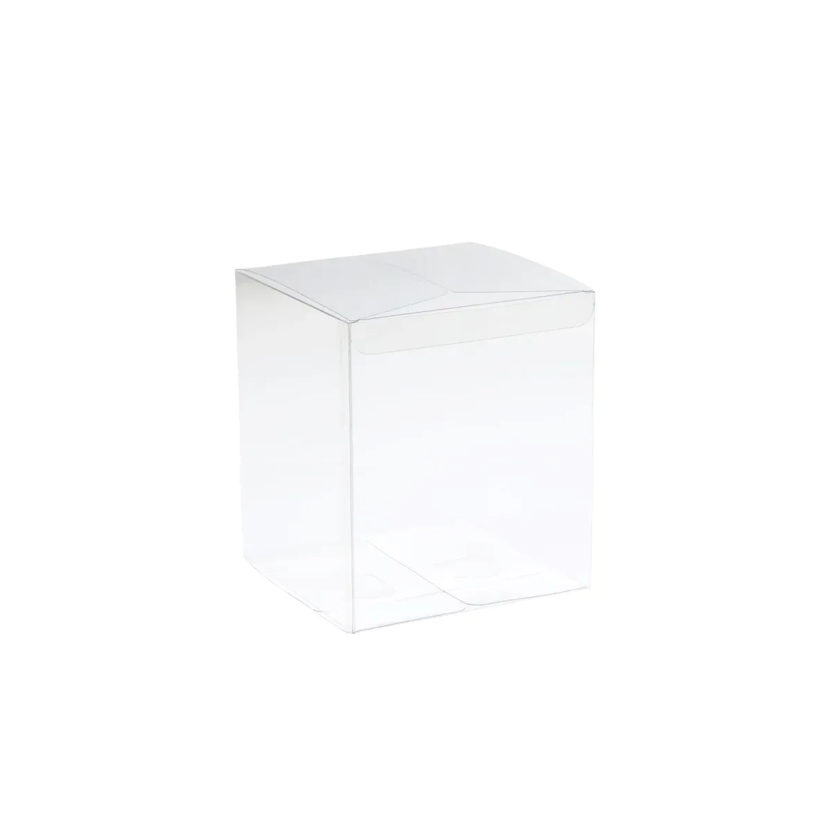 Clear Folded Cube PVC Box for Elegant Packaging