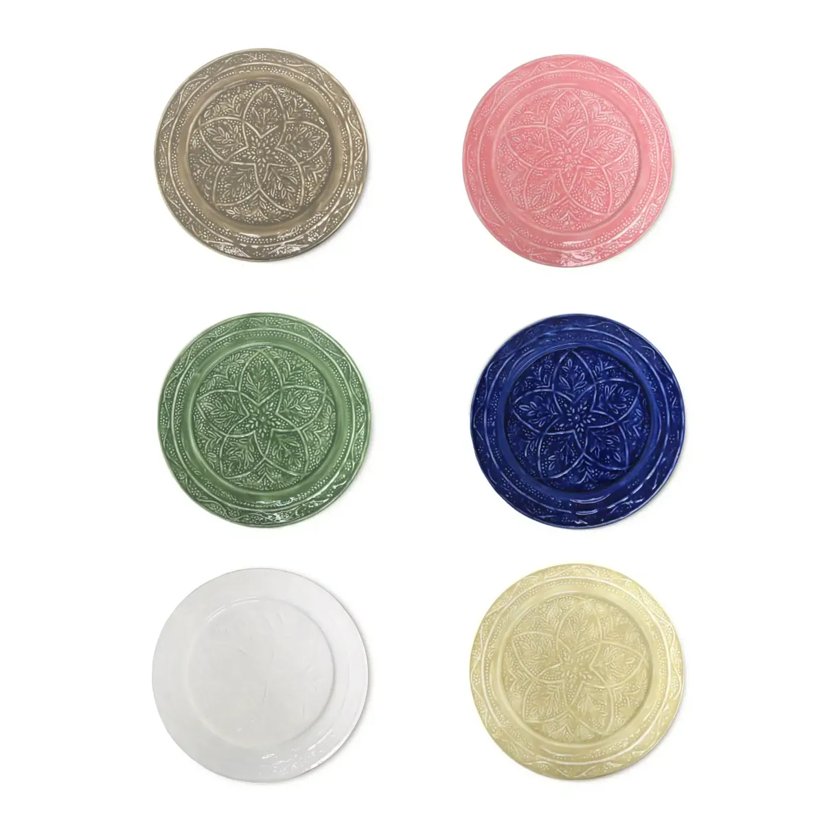Elegant Enamel Metal Plate – Versatile Serving Dish