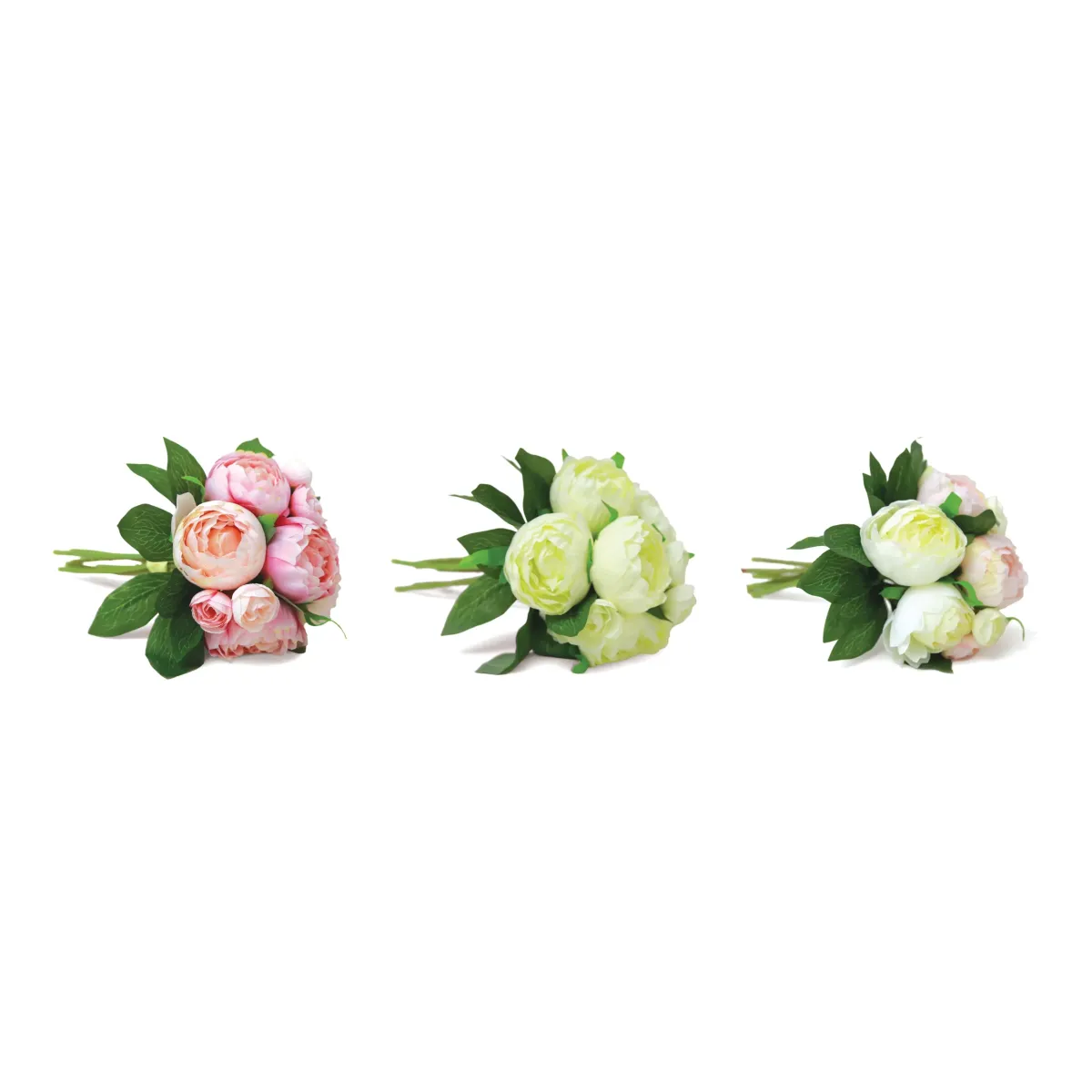 Artificial Peony Bunch – Decorative Floral Arrangement
