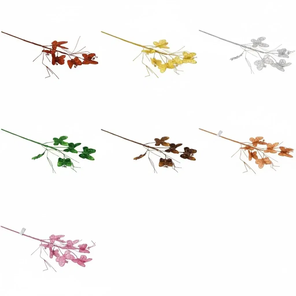 Metallic Butterfly Branch