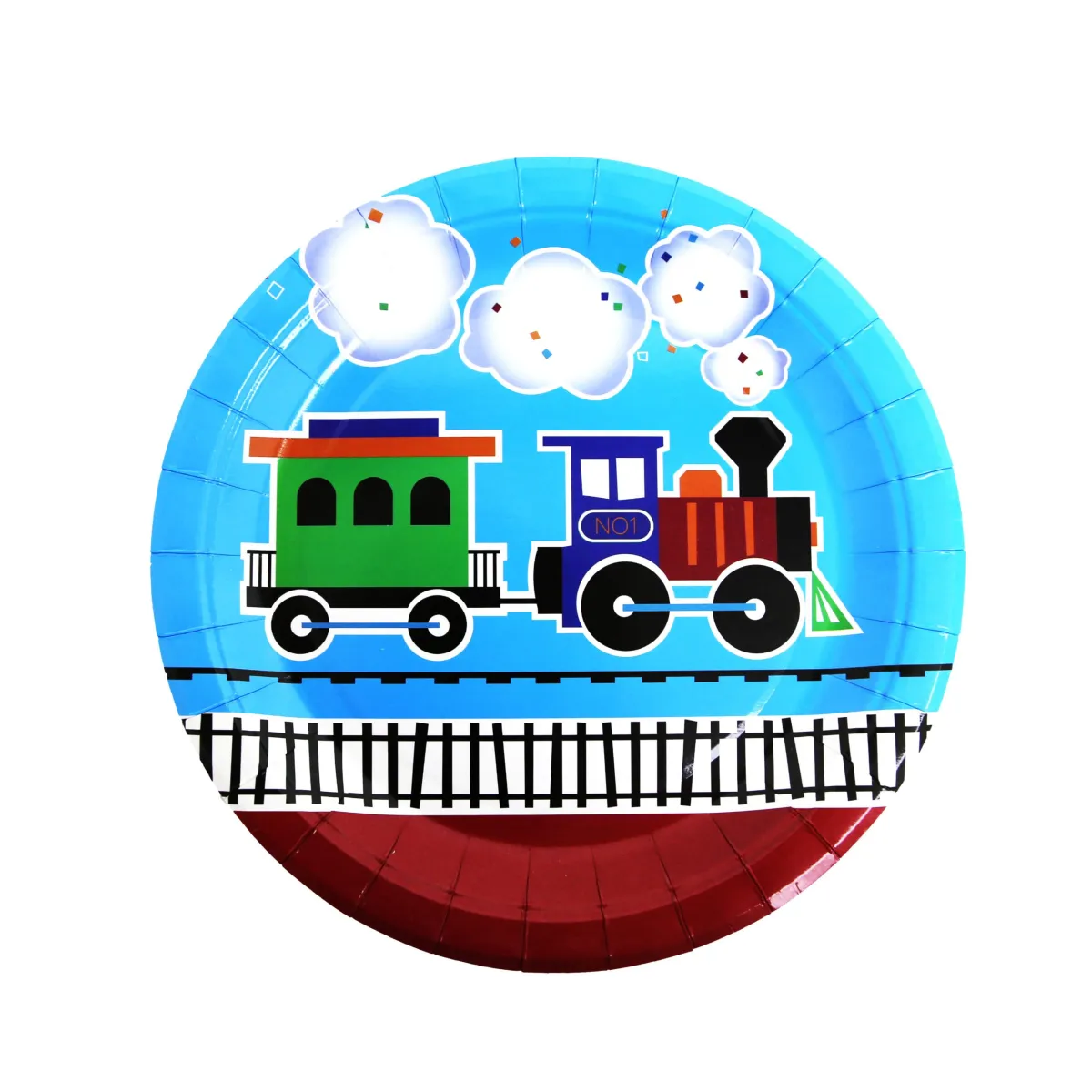 “Choo Choo” Train Carton Plate – Fun Party Tableware