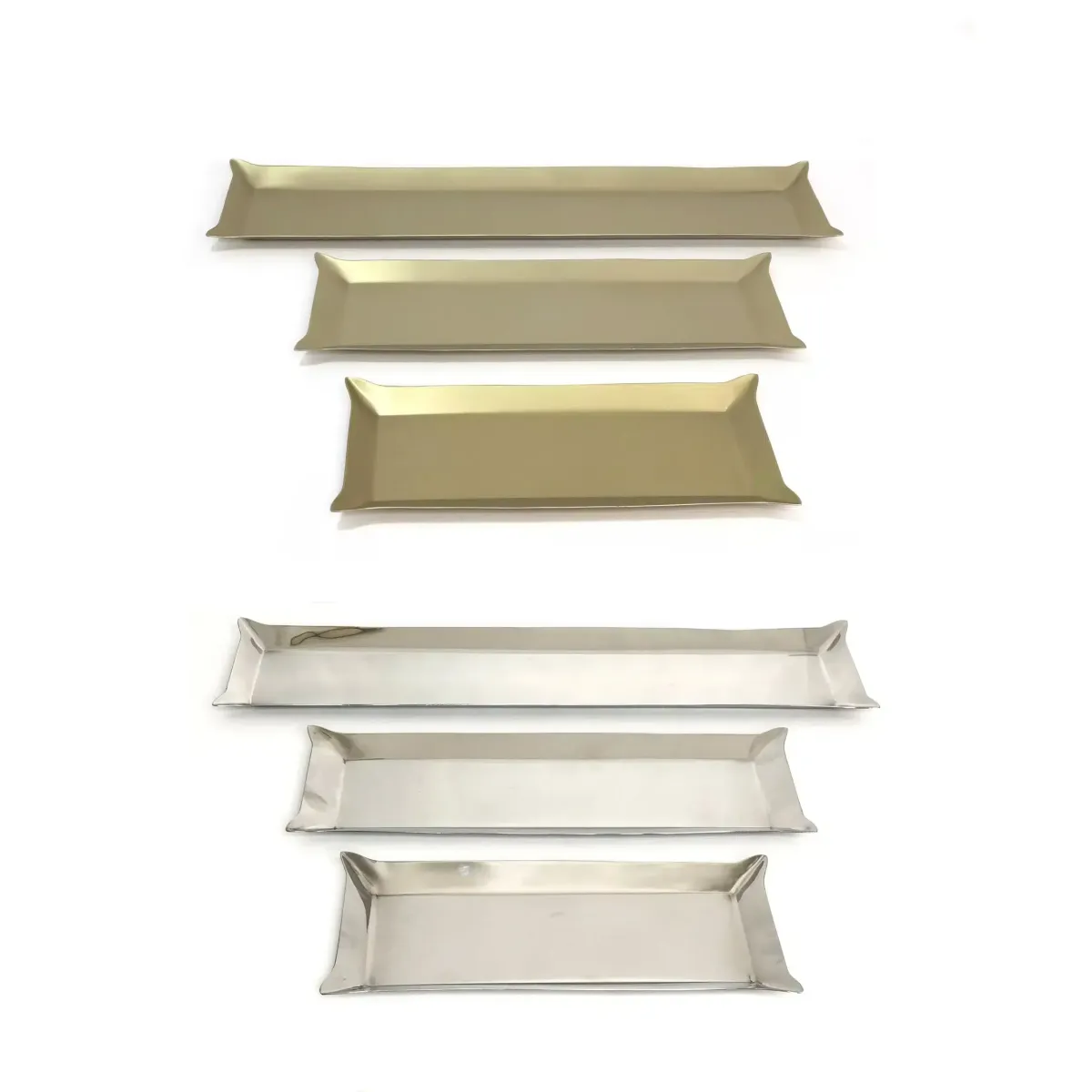 Rectangle Metallic Tray