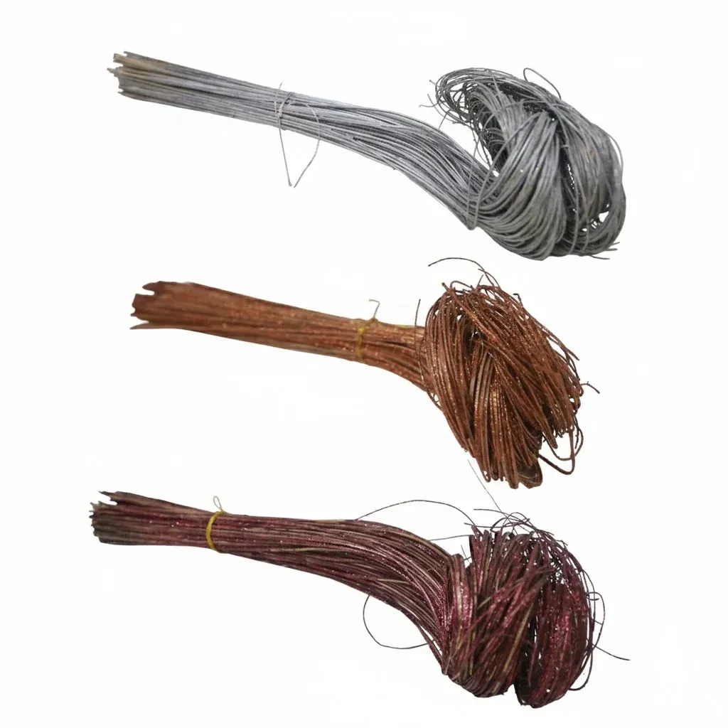 Bundled Glitter Floral Wires
