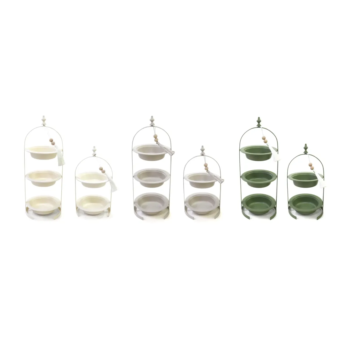 2 Tier Round Plate Stand – Elegant Serving Stand