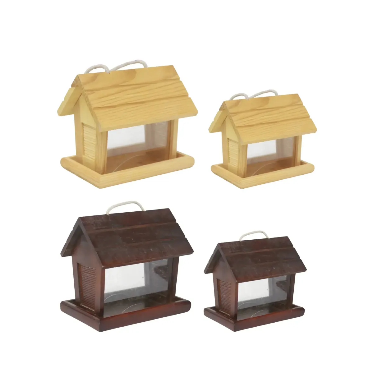 Wooden Bird House Decoration