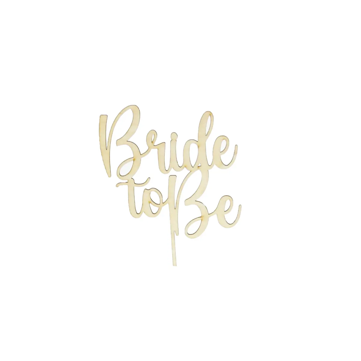 Gold “Bride to Be” Acrylic Cake Topper – Add Elegant Sparkle to Her Celebration!