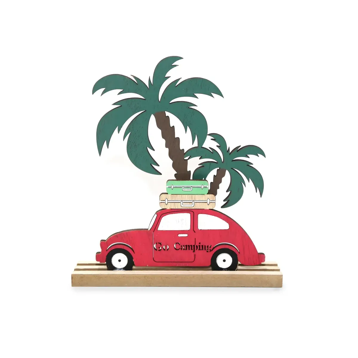 Go Camping Wooden Decoration