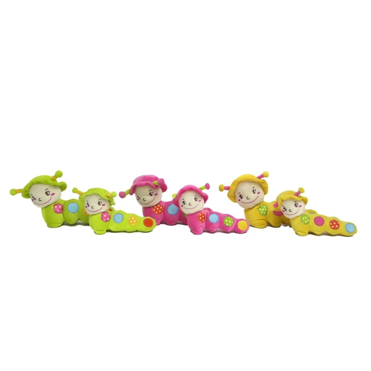 Colored Plush Worm