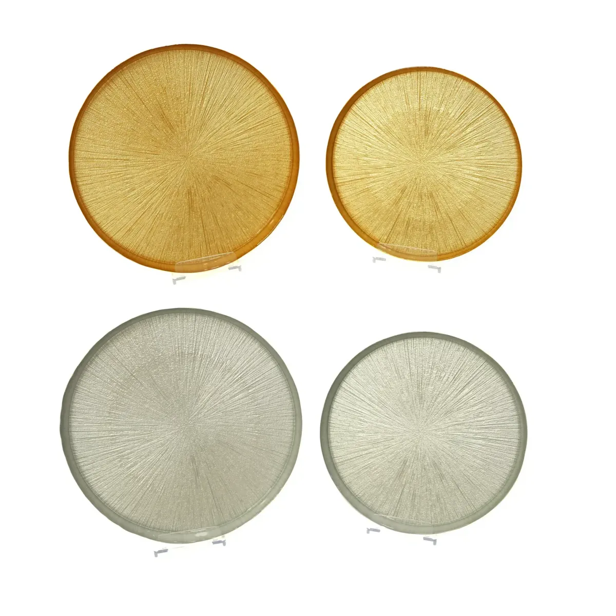 Round Metallic Rexy Plate