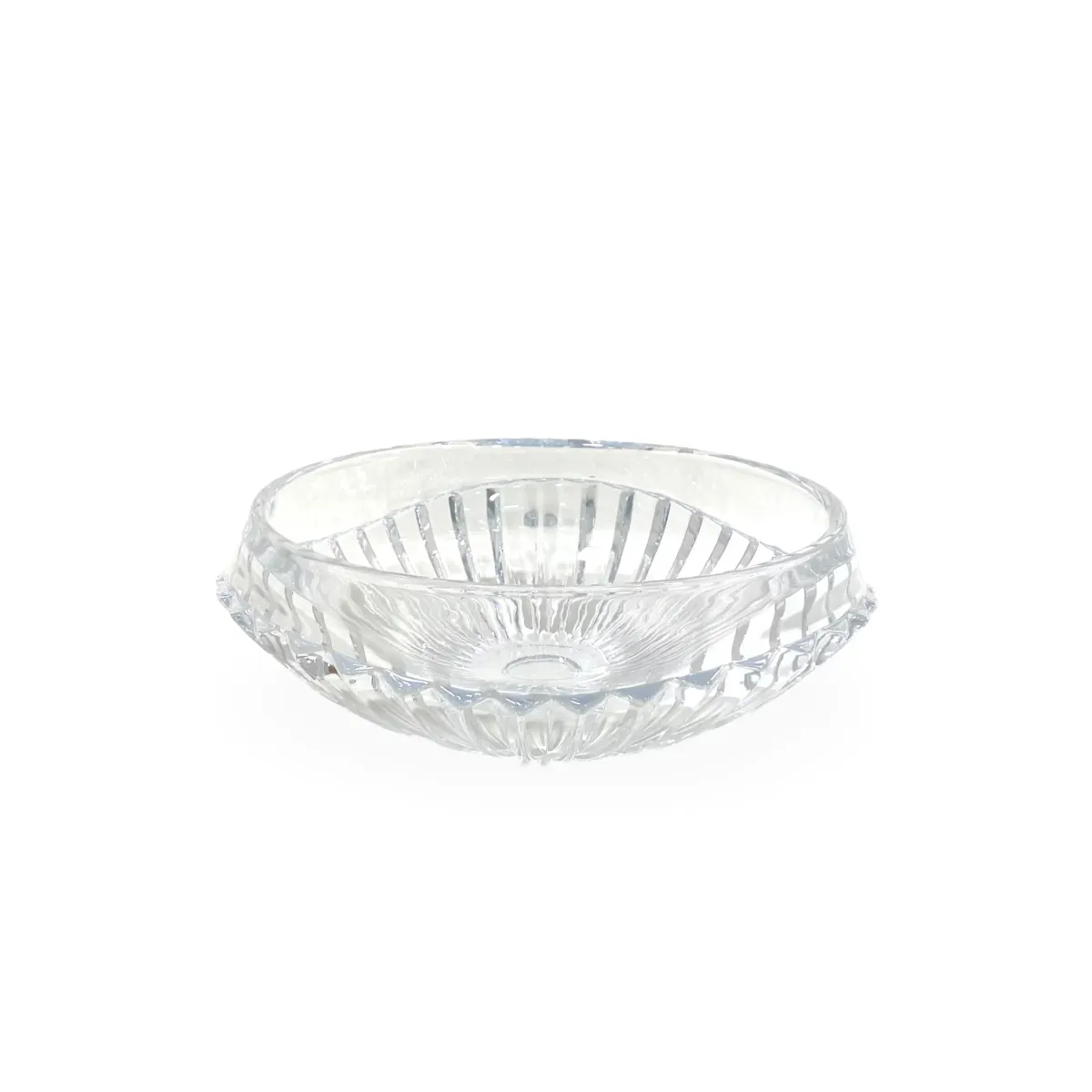 Clear Glass Fruit Bowl