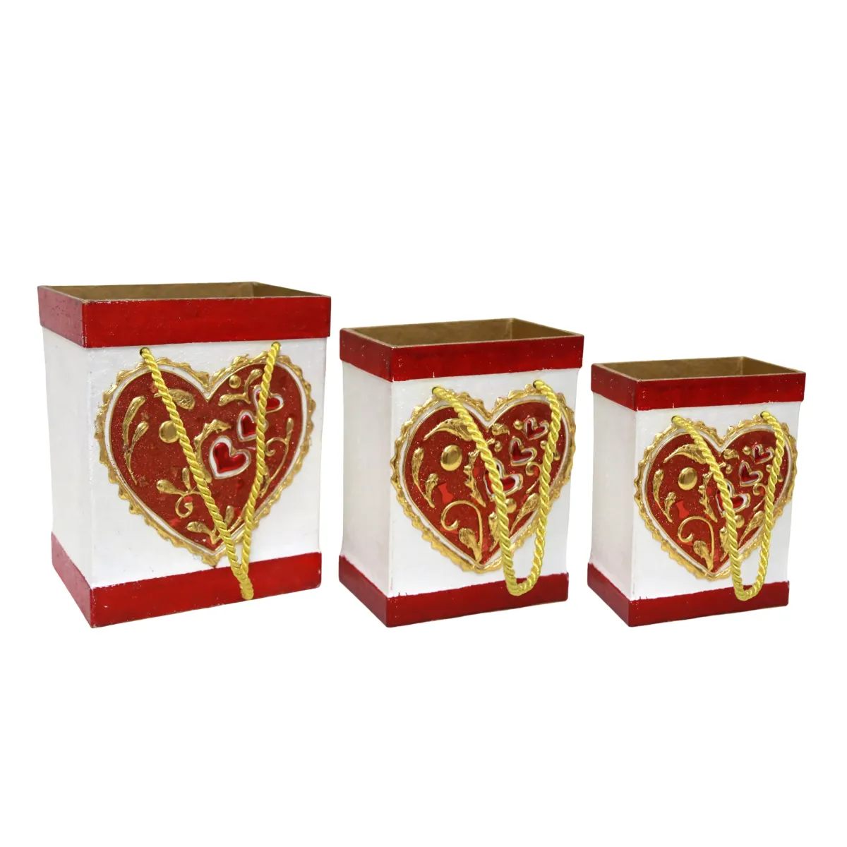 Rectangle Heart Bag