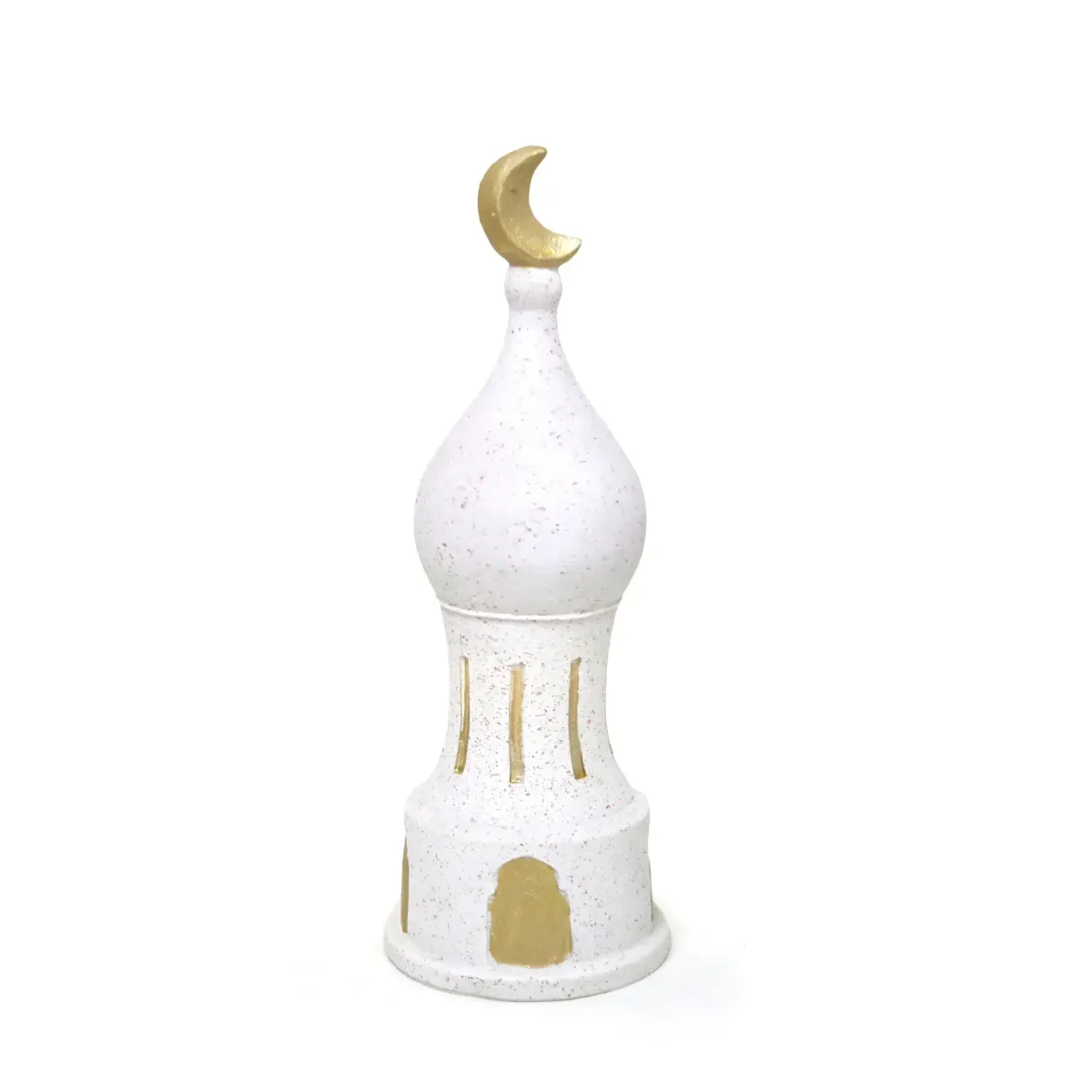 Mosque Tower Resin Decor – Elegant Islamic Decoration