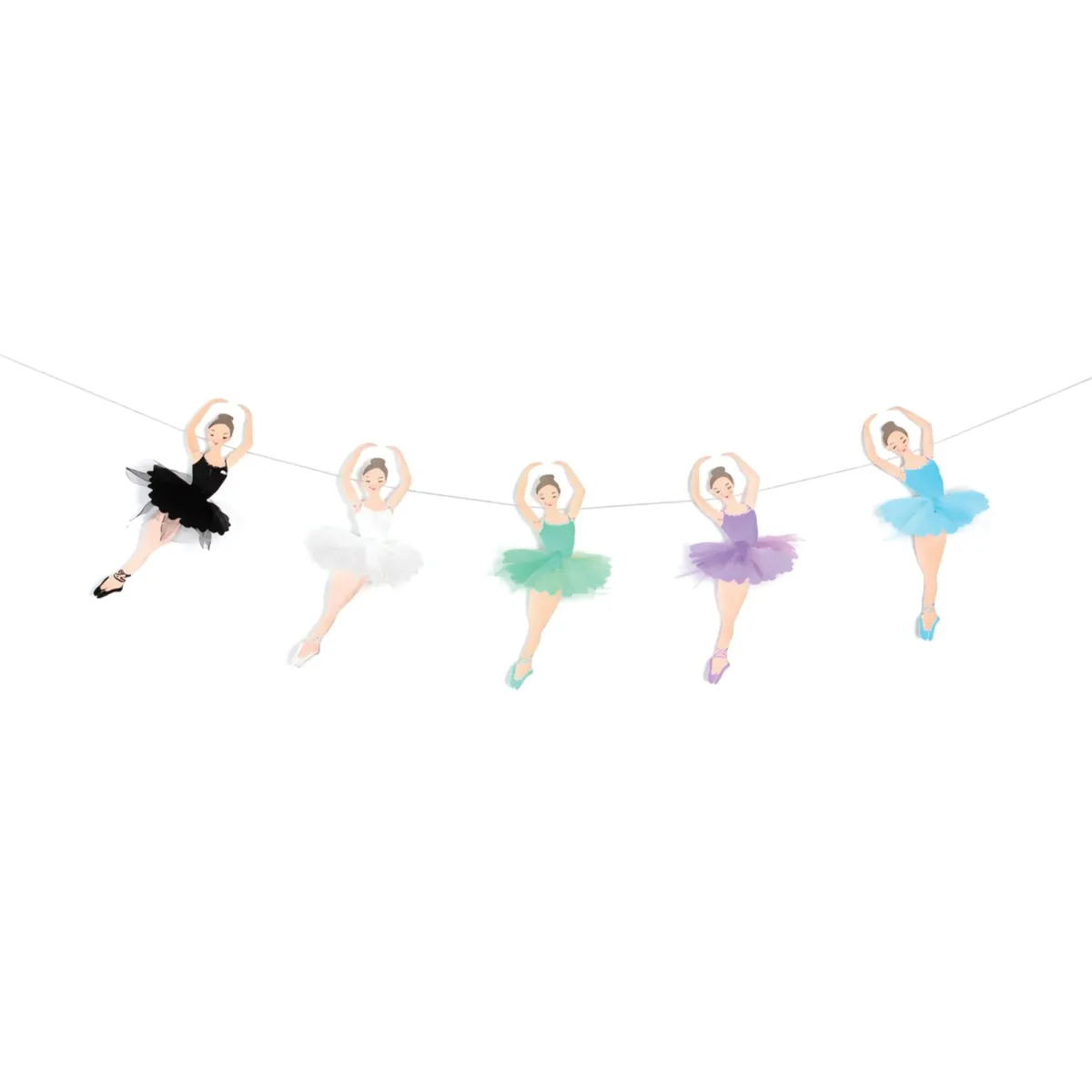Tutu Ballerina Paper Banner – Party Decor