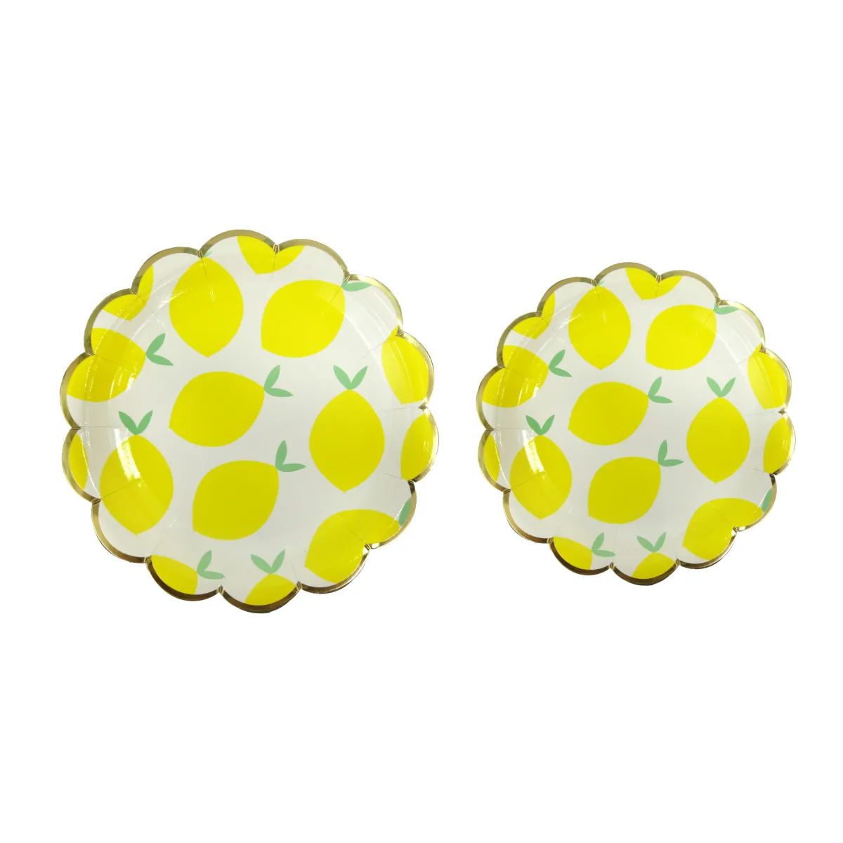 Lemon Pattern Carton Plate – Fresh & Cheerful Party Tableware