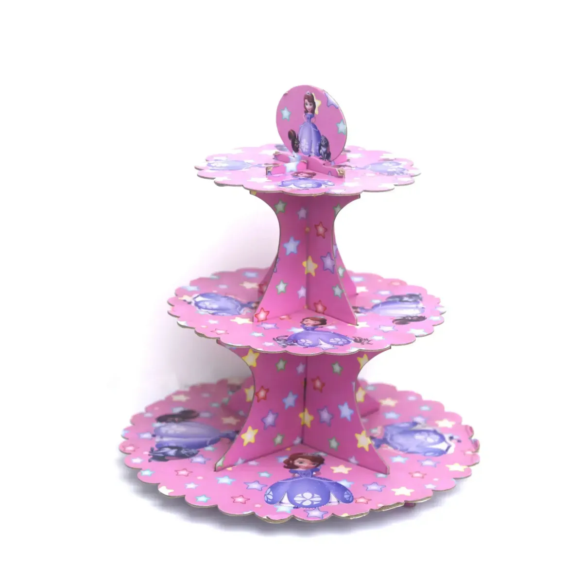 Sofia 3 Tiers Cupcake Holder – Display Your Treats with Royal Charm!