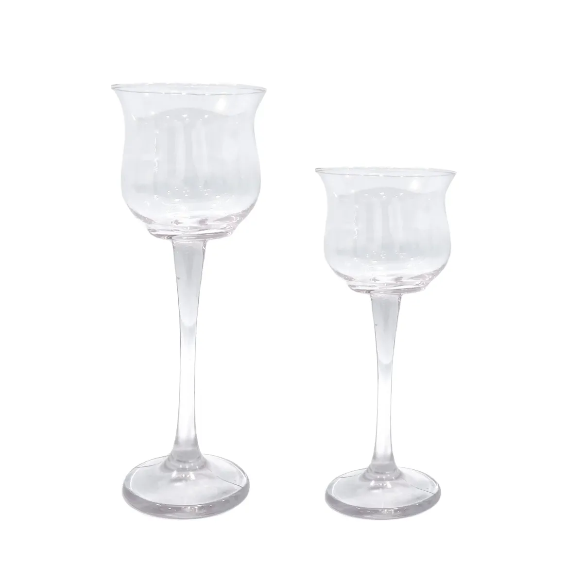 Clear Decorative Glass Bowl W/Base