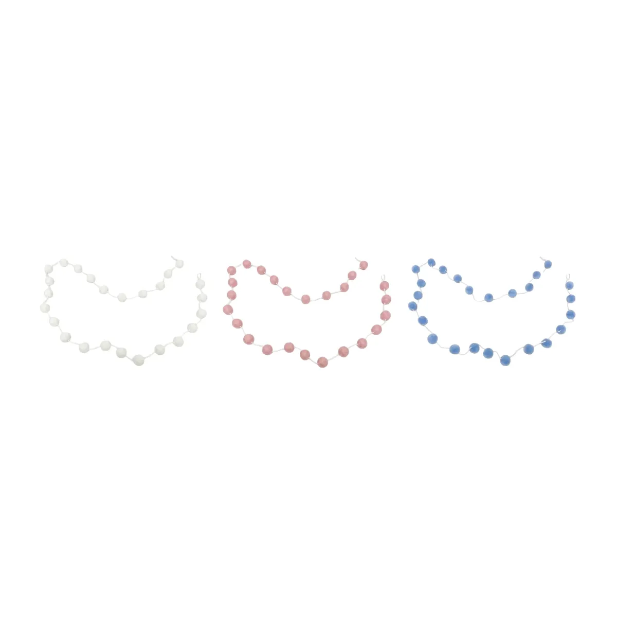 Colored Pom Pom Garland