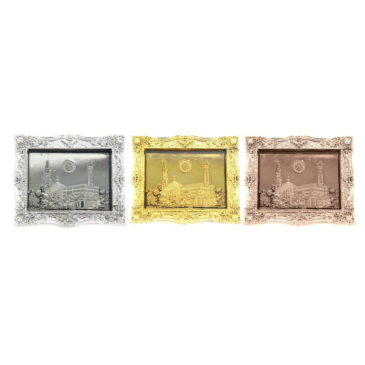 Small Holy Kaaba Tableau – Elegant Islamic Wall Art for Home, Office, and Spiritual Spaces