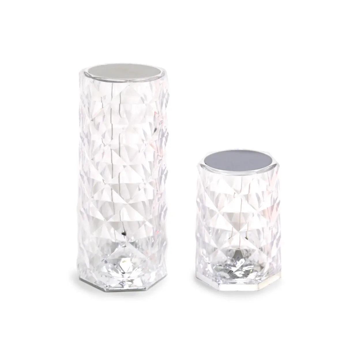 Cylinder Diamond Crystal Acrylic Led Light Lamp