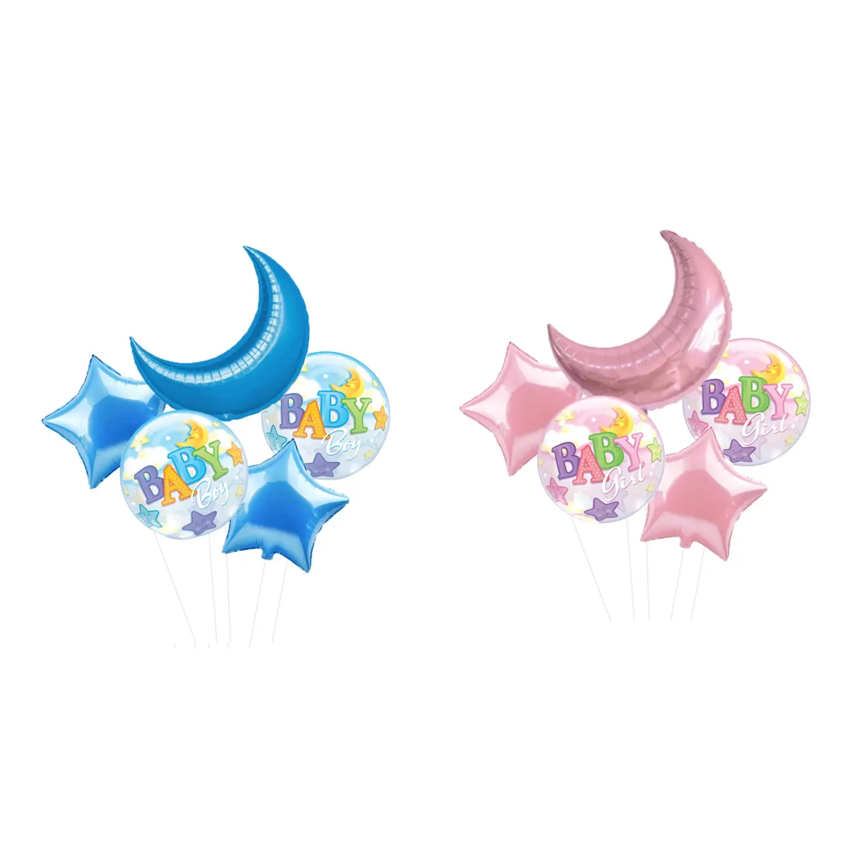 Baby Girl & Boy Helium Balloon Collection – Celebrate with Adorable Flair!