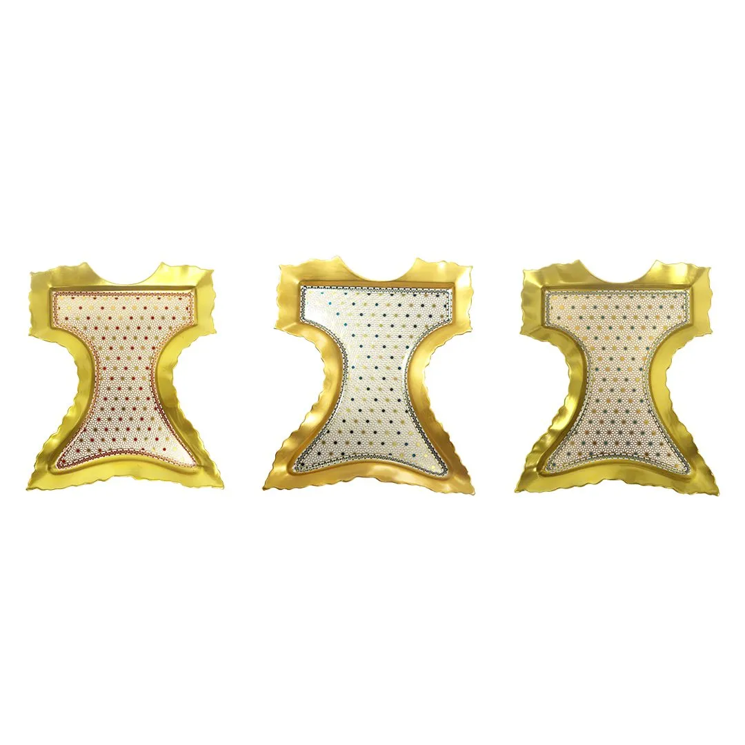 Elegant Attire: Dress Shape Ceramic Plates for Ramadan Decoratives