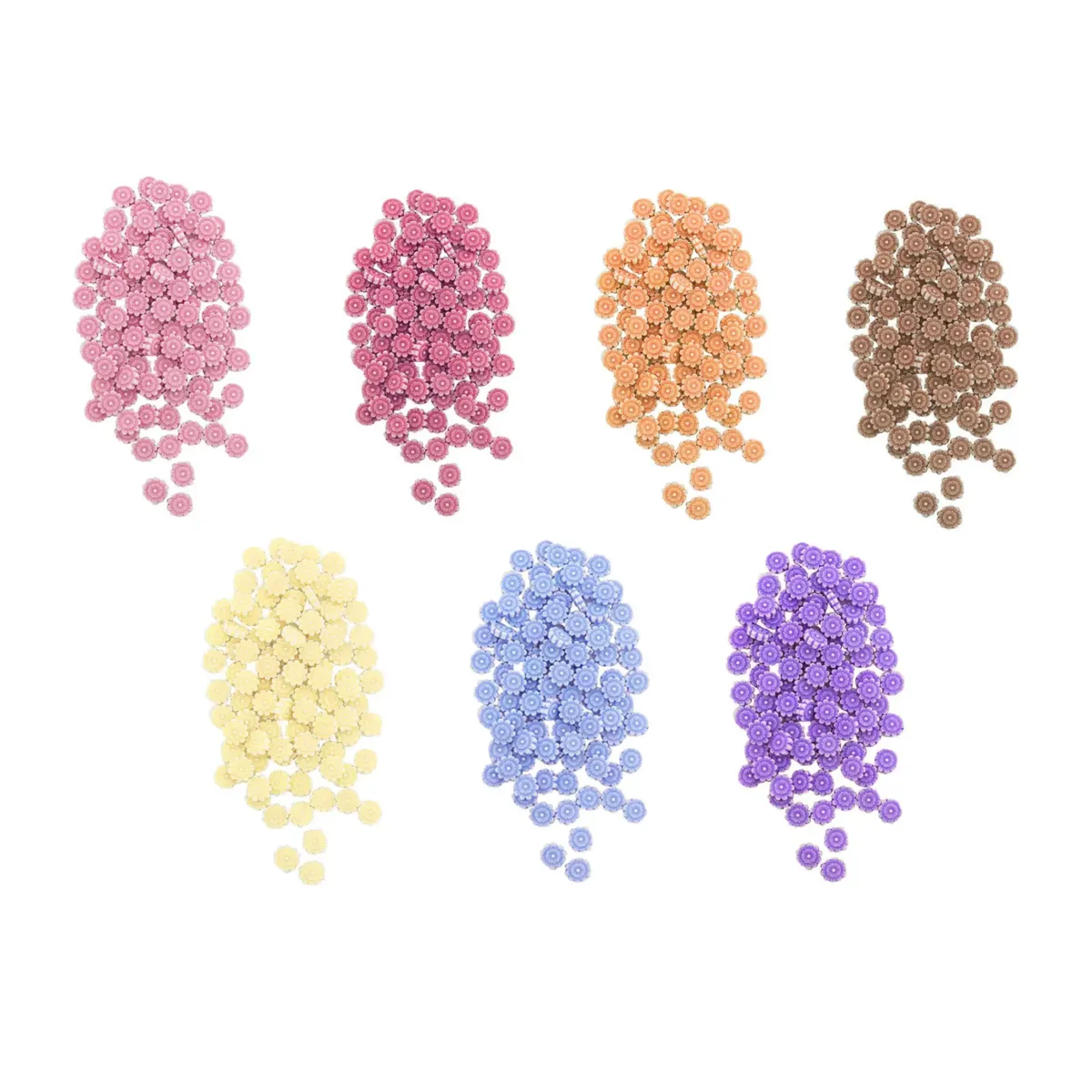 2 Layer Flower Beads