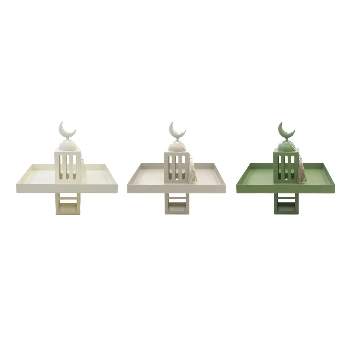 Rectangle Tray Tower Mosque – Islamic Decor Serving Tray