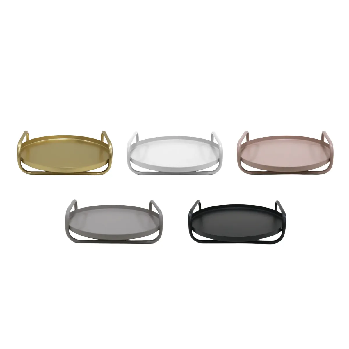 Metal Stand With Tray – Elevated Metal Serving & Display Platform (30 cm)