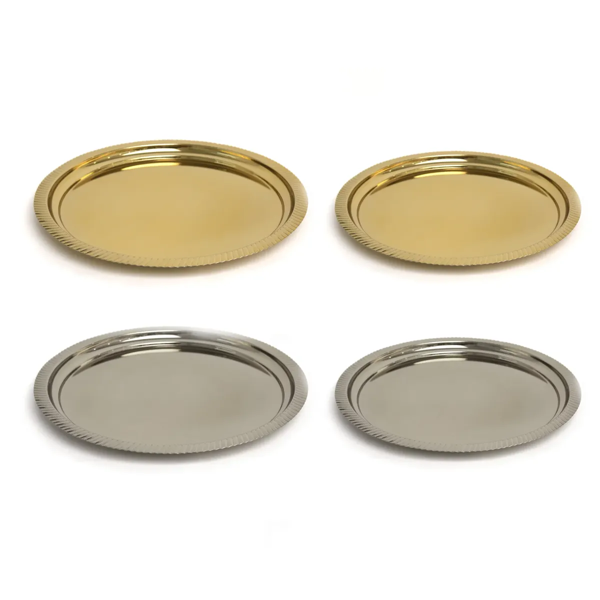 Round Stainless Steel ALU Tray