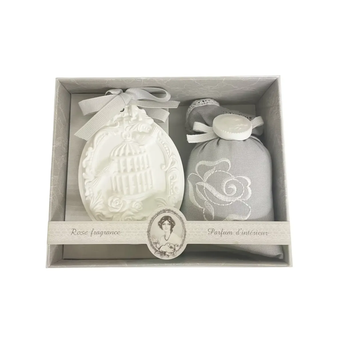 Cage Clay Tableau Potpourri Bag Set for Home Decor