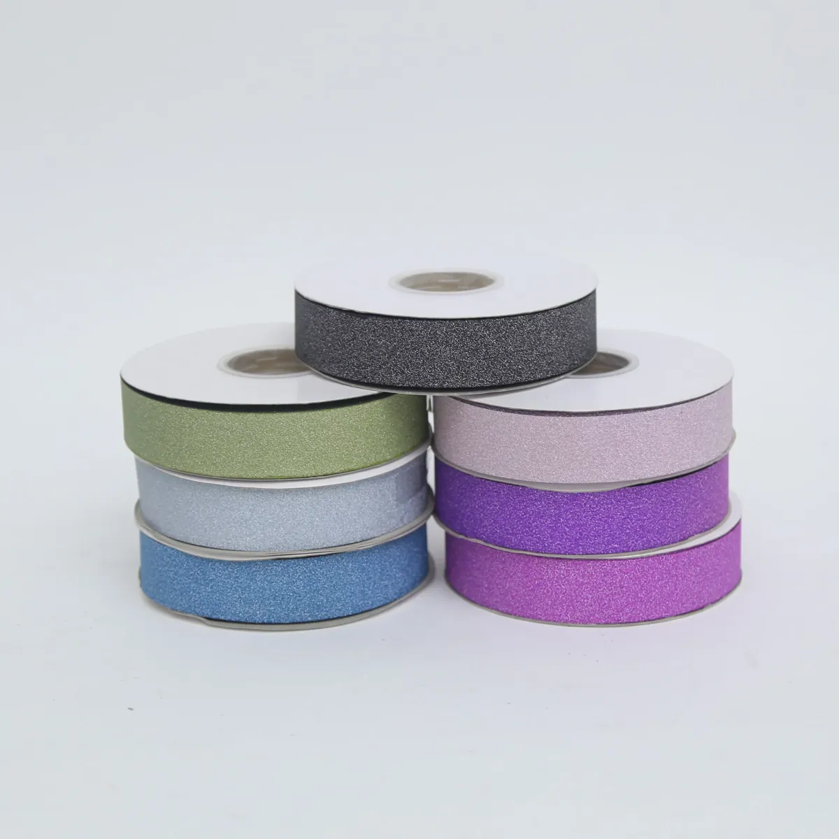 Soft Glittered Metallic Ribbon