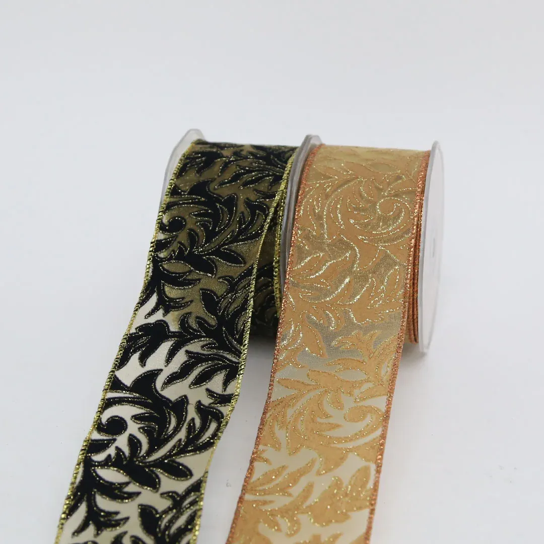 Velvet Plants Organza Ribbon