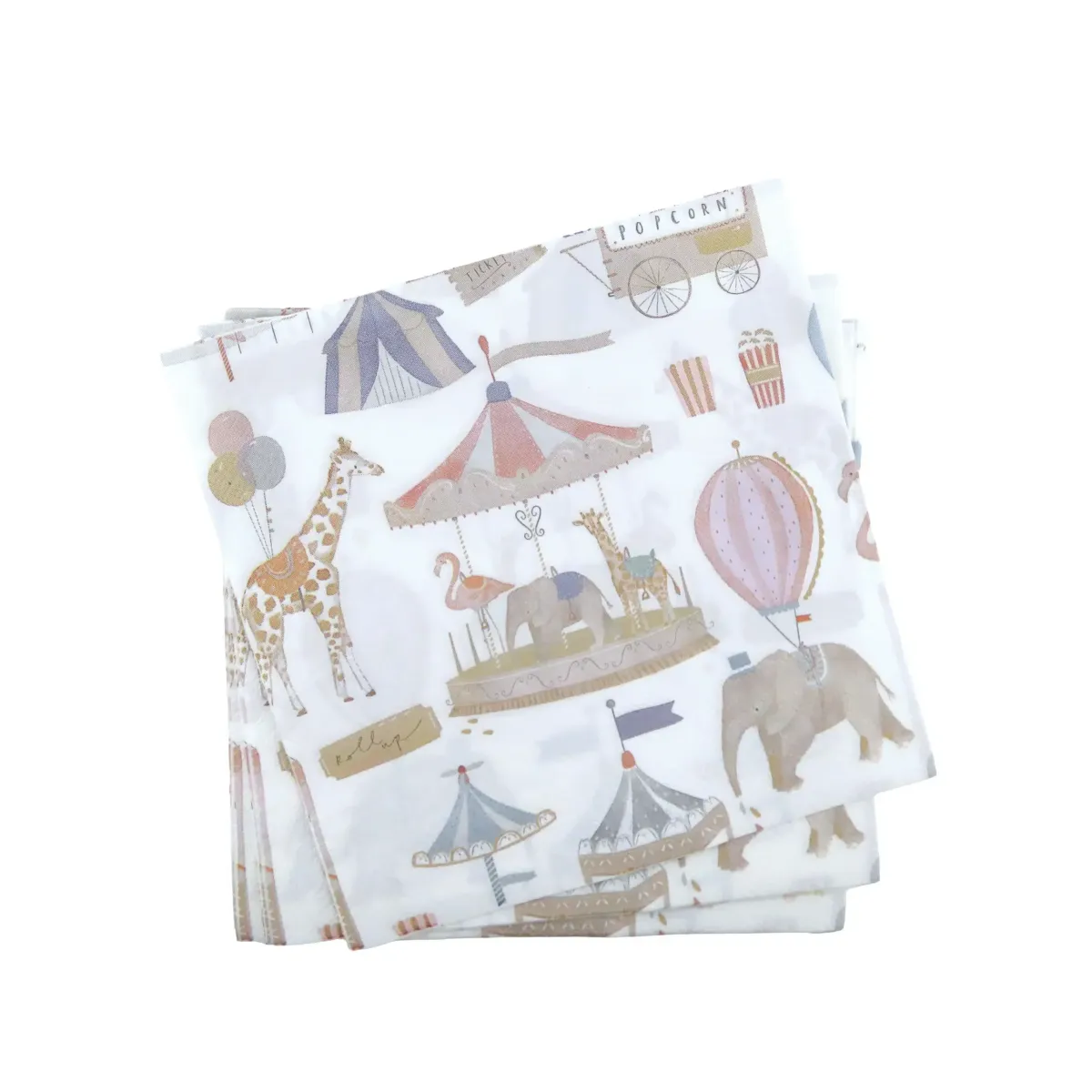 Circus White Party Napkins – Kids Birthday Napkins