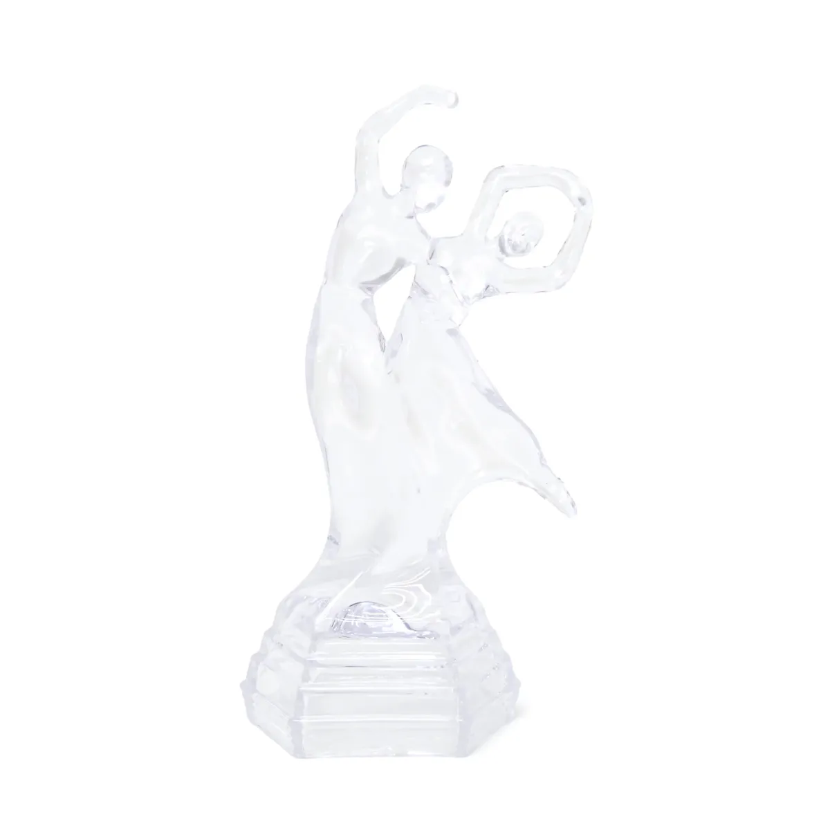 Glass Ballerina Dancers Statue