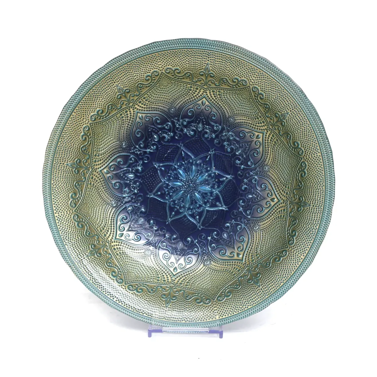 Colored Decorative Glass Bowl