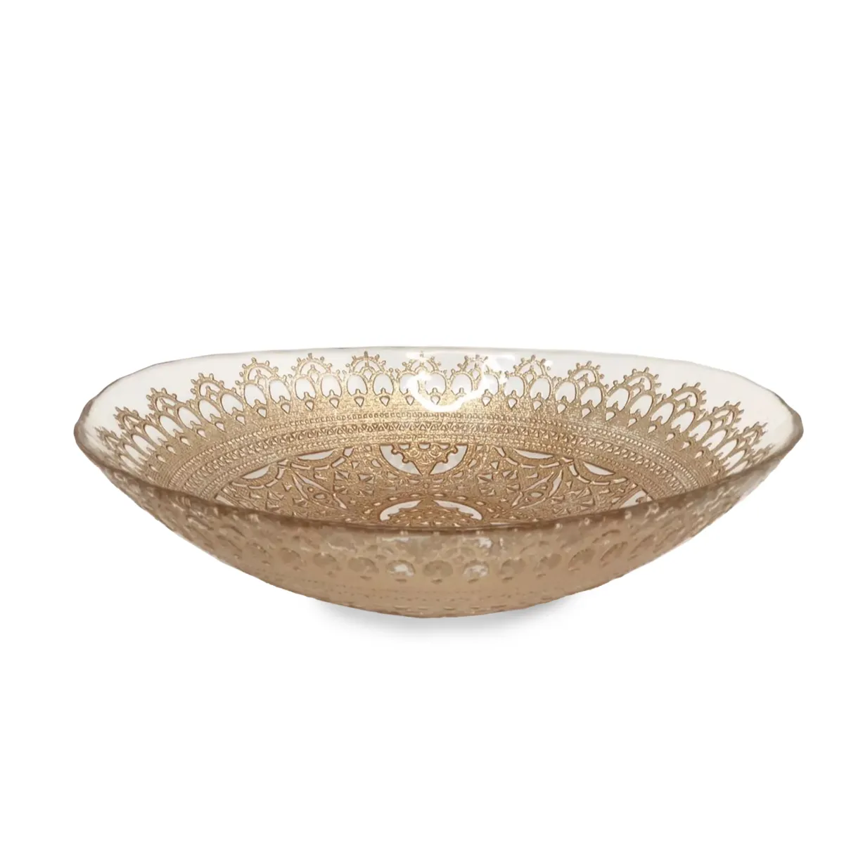 Colored Decorative Glass Bowl