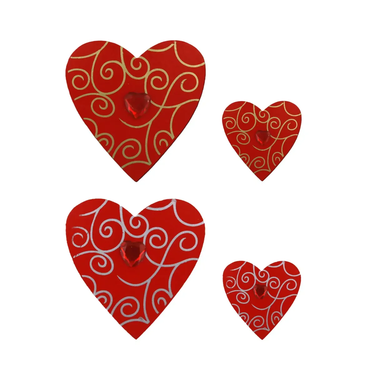 Vintage Heart Wooden Motif