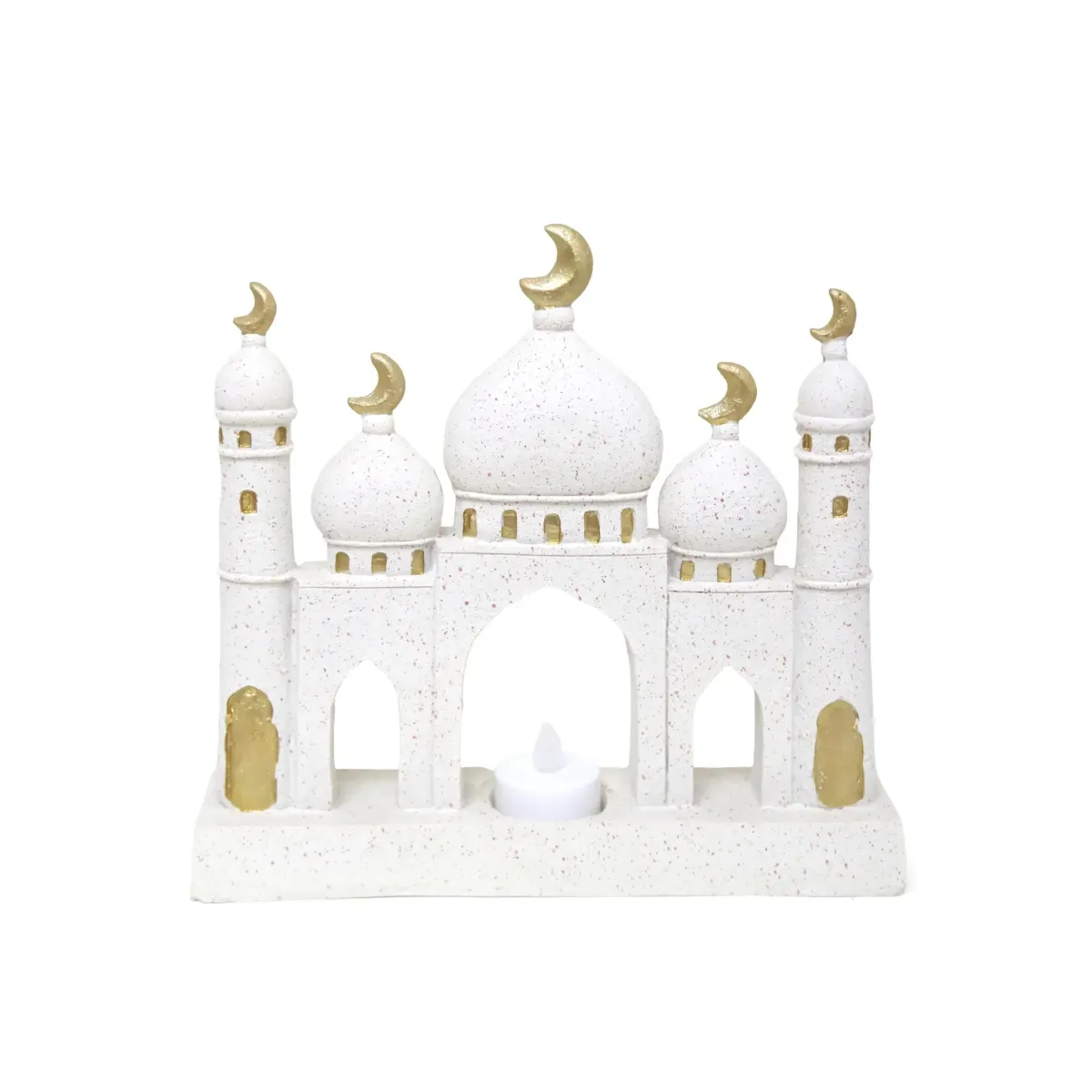 Mosque Facade Candle Resin Decor – Islamic Candle Holder
